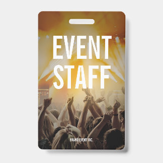 Badge Personnel d'événement
