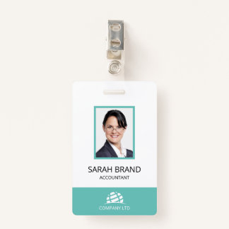 Badge Personnel d'ID d'entreprise simple