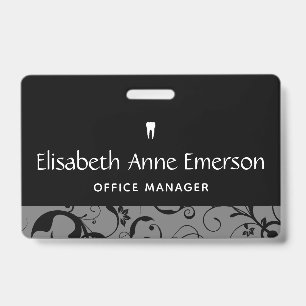 Badge Personnel du cabinet dentaire Pro Damas