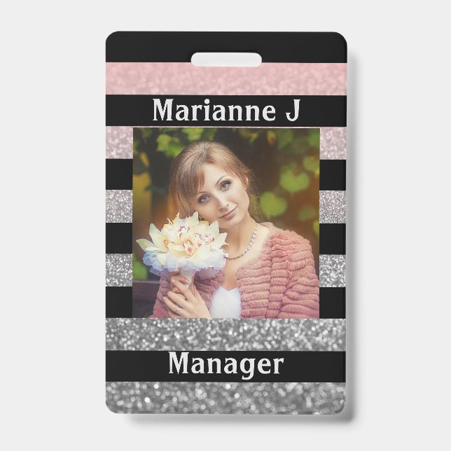 Badge personnel, professionnel (Avant)