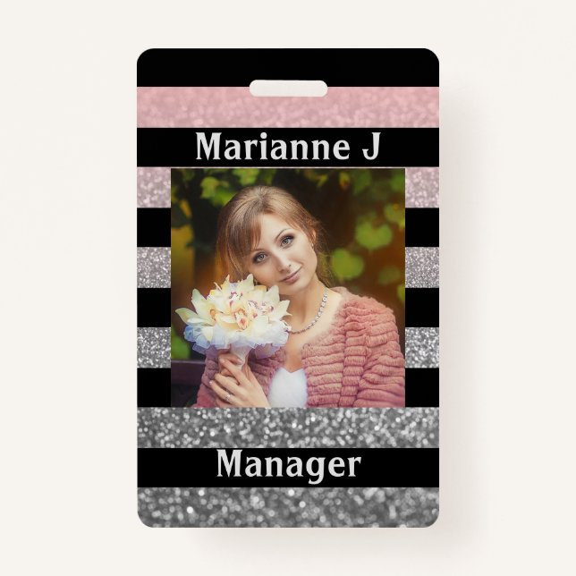 badge personnel, professionnel (Devant)