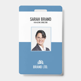 Badge Personnel professionnel Entreprise Code d'employé