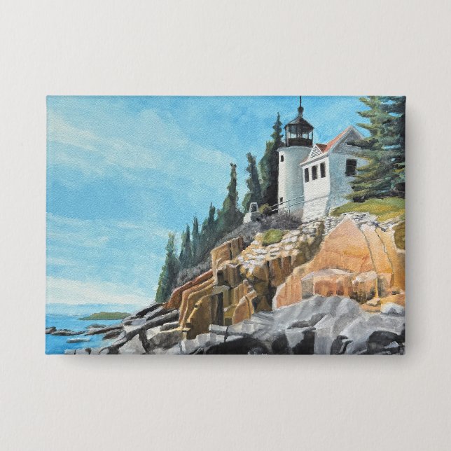 Badge Phare de Bass Harbor (Recto)