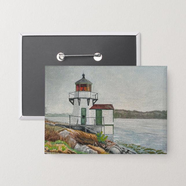 Badge Phare de Squirrel Point (Recto/Verso)