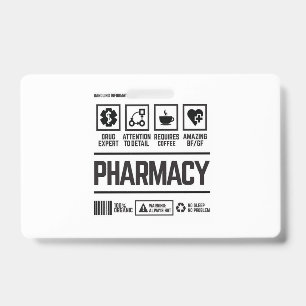 Badge pharmacie
