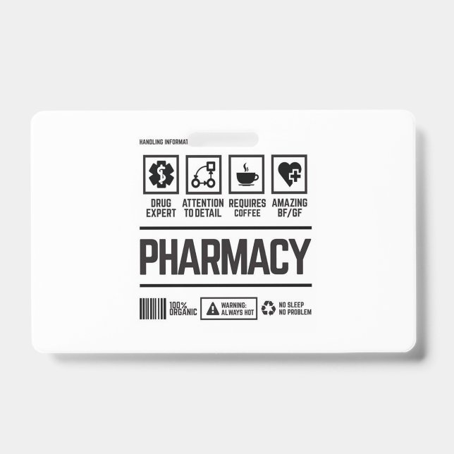 Badge pharmacie (Face)