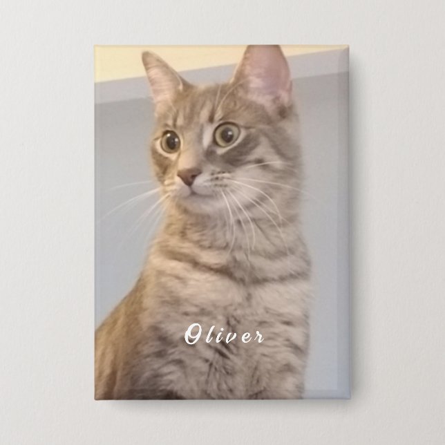 Badge Photo de nom personnalisé (Recto)