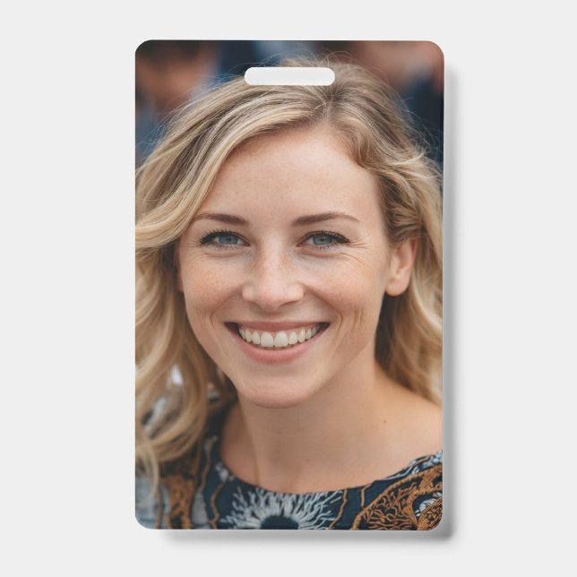 Badge Photo de professeur personnaliser (Avant)