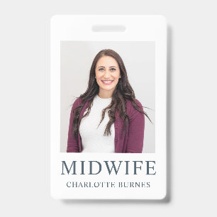 Badge Photo de sage-femme