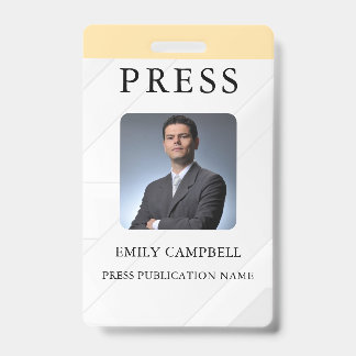 Badge photo d'employé de société personnalisé de s