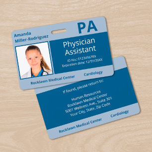Badge Photo d'employé personnalisée Carte d'identité ble
