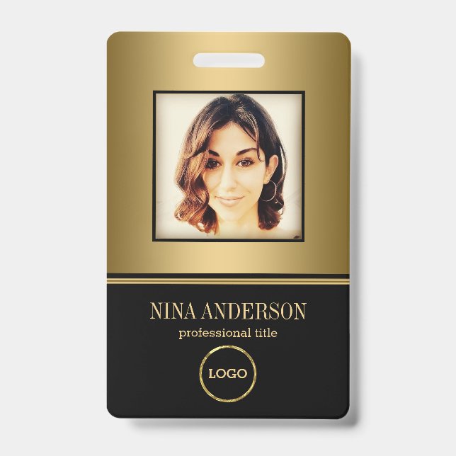 Badge Photo d'entreprise (Avant)