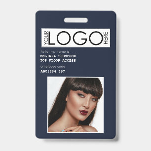 Badge Photo d'identification de l'entreprise pour l'ID d