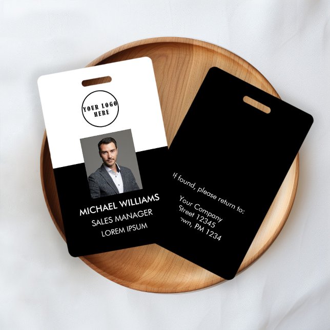 Badge photo d'identité employé (Créateur téléchargé)