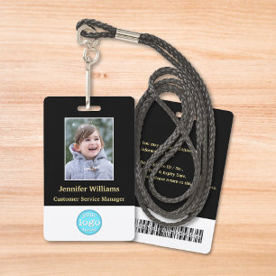 Badge Photo d'identité personnalisée pour les employés a