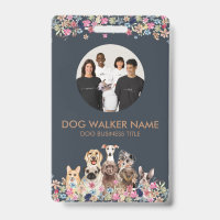 Photo Floral Chien Mignon