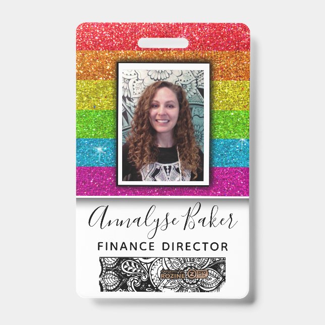 Badge photo professionnel CNA infirmière avec pail (Avant)