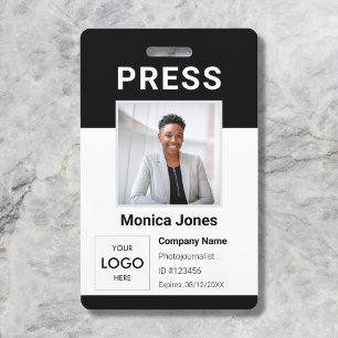 Badge Photo Professionnel de Presse