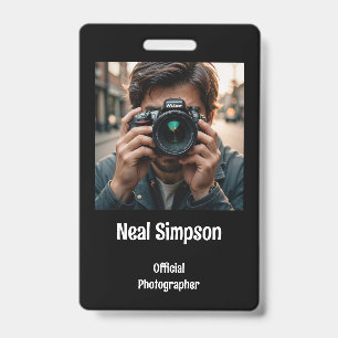 Badge Photographe officiel