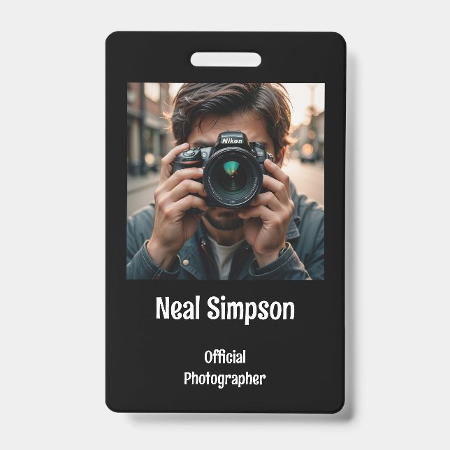 Badge Photographe officiel  (Avant)