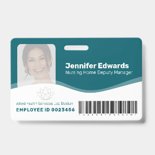 Badge Photographie d'identification de travailleurs esse