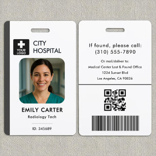 Badge Photographie Médicale du technicien en logos