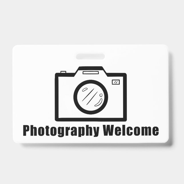 Badge Photos bienvenues ! (Avant)