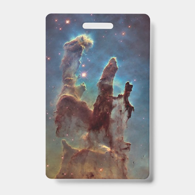 Badge Piliers de création, Aigle Nebula Hubble Space (Avant)