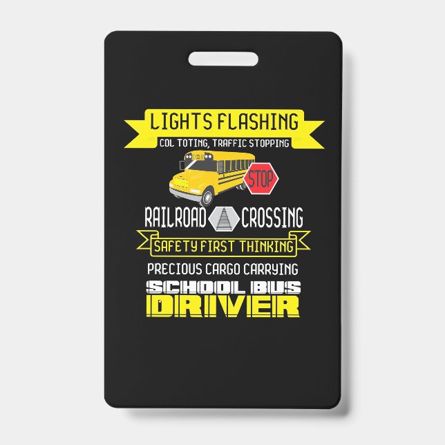 Badge Pilote de bus fier (Avant)