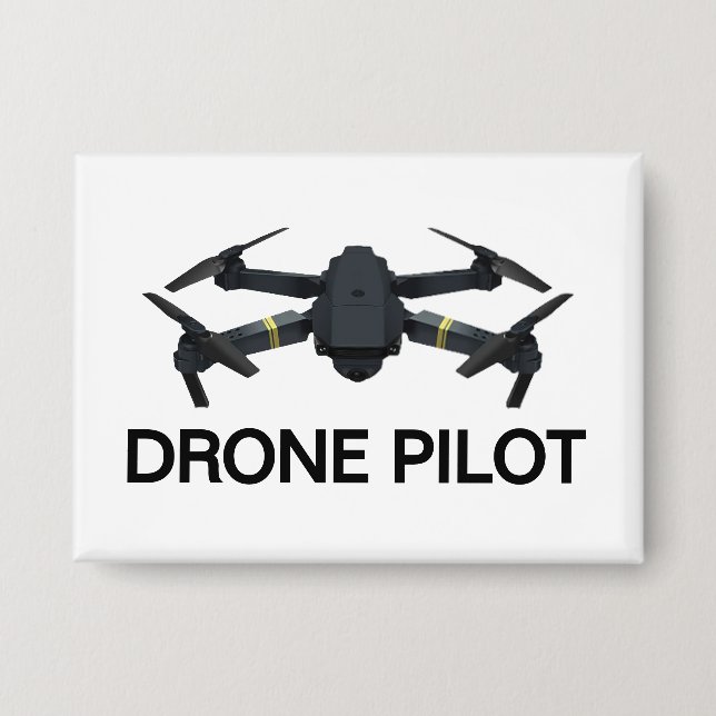Badge Pilote de drone Bouton (Recto)