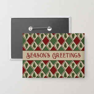 Badge Pins et Bouton Arlequin