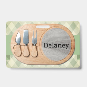 Badge Planche de fromage charcuterie personnalisée
