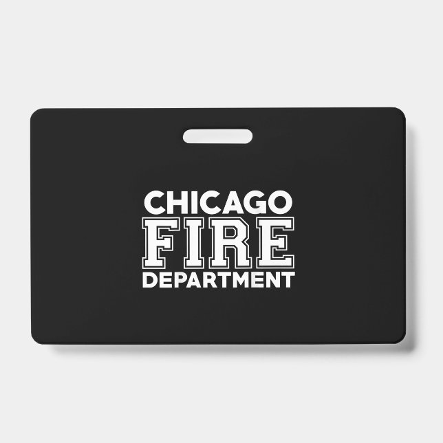 Badge Pompier du département de secours d'incendie de Ch (Avant)