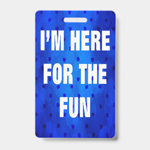Badge Porte-badge de paquebot Ici pour le plaisir