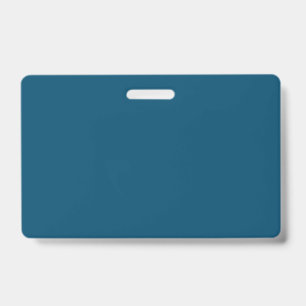 Badge Porte-badge ID minimaliste bleu
