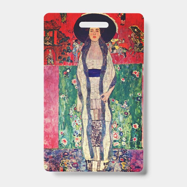 Badge Portrait d'Adèle Bloch-Bauer II par Gustav Klimt (Avant)