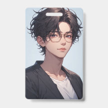 Portrait de garçon anime Dark Academia |