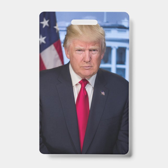 Badge Portrait officiel de Donald Trump (Avant)