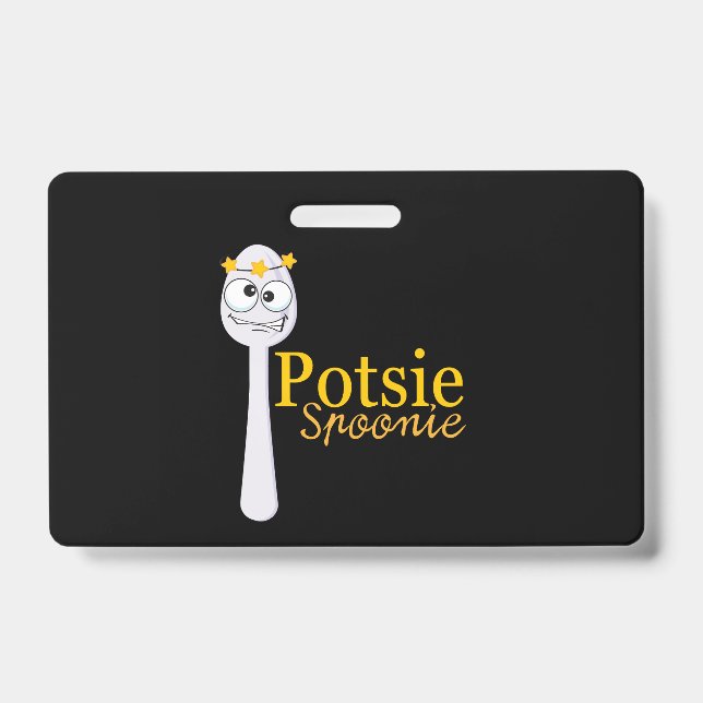 BADGE POTSIE SPOONIE (Avant)