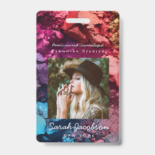 Badge Pousser Luxe Cosmétiques Cosmétologue Ombre à paup