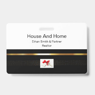Badge Présentation de Black & Gold Real Estate Marketing