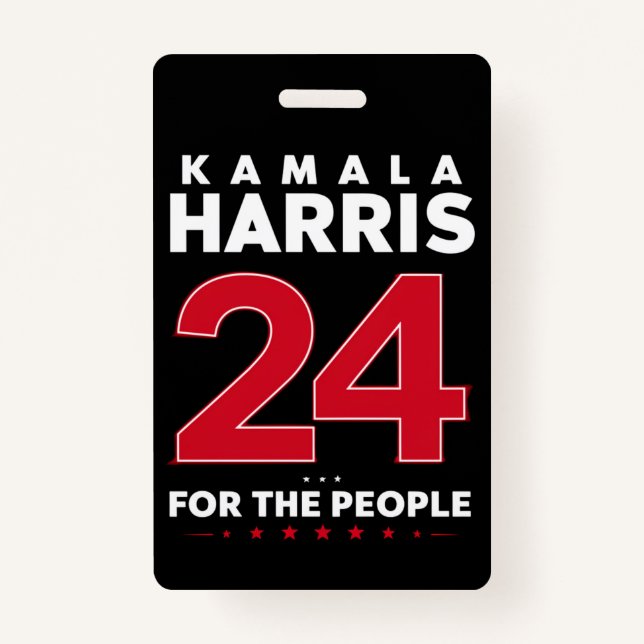 Badge Président 47 Kamala Harris 2024 Soutien Madame (Devant)