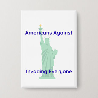 Badge Pro Peace Statue of Liberty