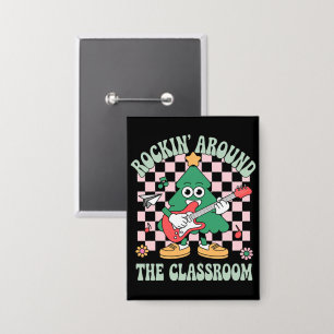 Badge Prof chic Noël qui déchire en classe