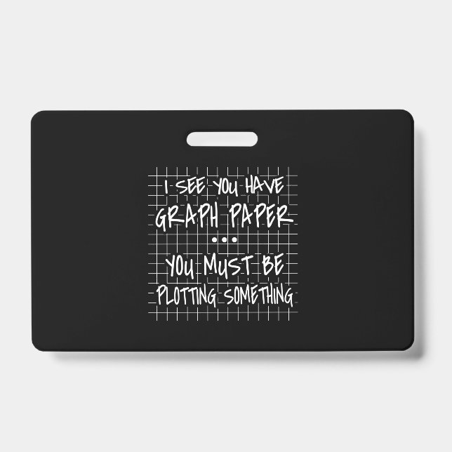 Badge Prof de maths, drôle de rentrée, je vous vois (Avant)