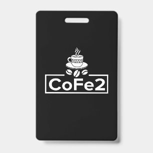 Badge Professeur de chimie amateur de café