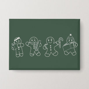 Badge Professeur pain d'épices Noël Vacances Professeur 