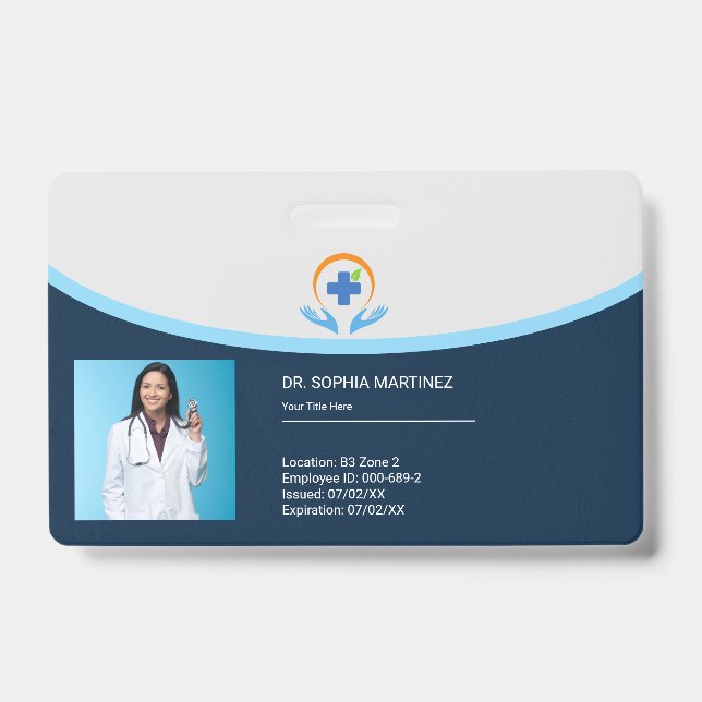 Badge Professionnel de la santé (Avant)