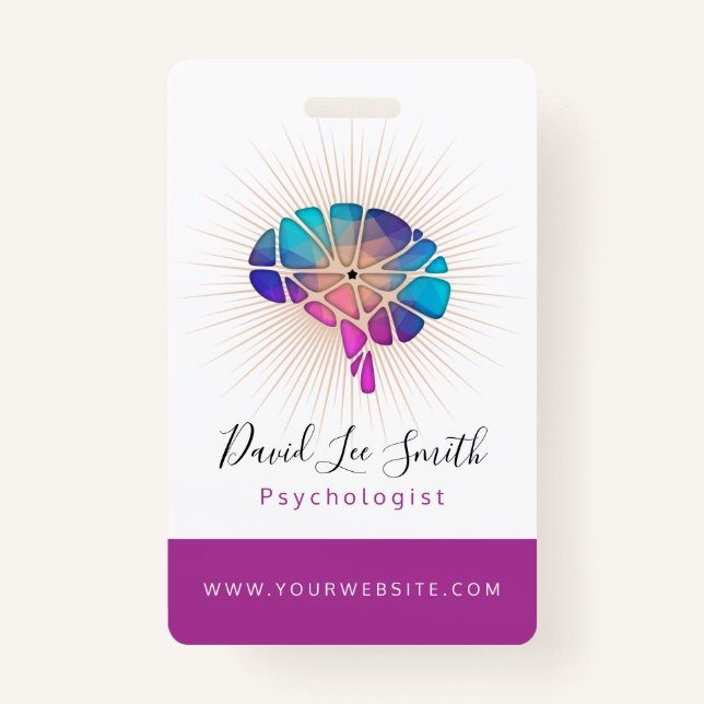 Badge Psychologue / Neurologue (Devant)