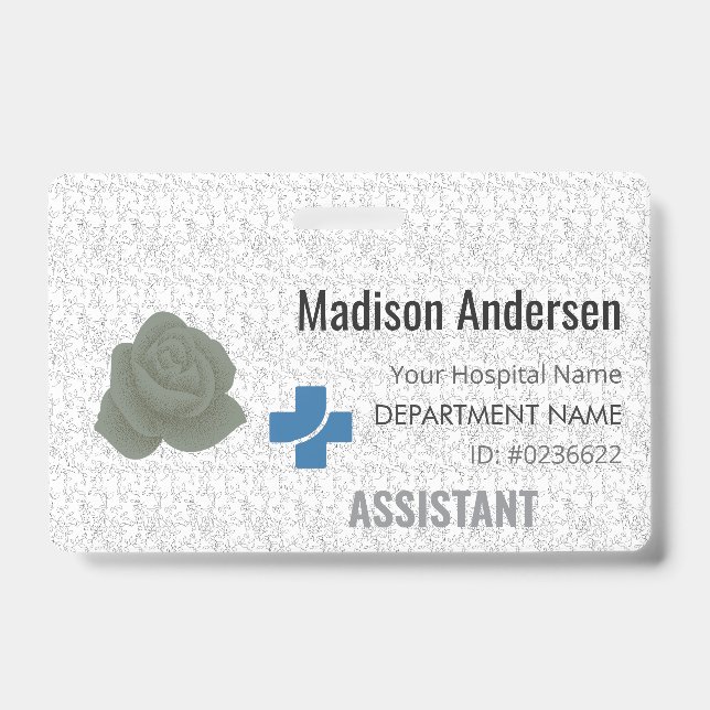 Badge PVC employé – Personnalisé.Événementiel.Dura (Avant)